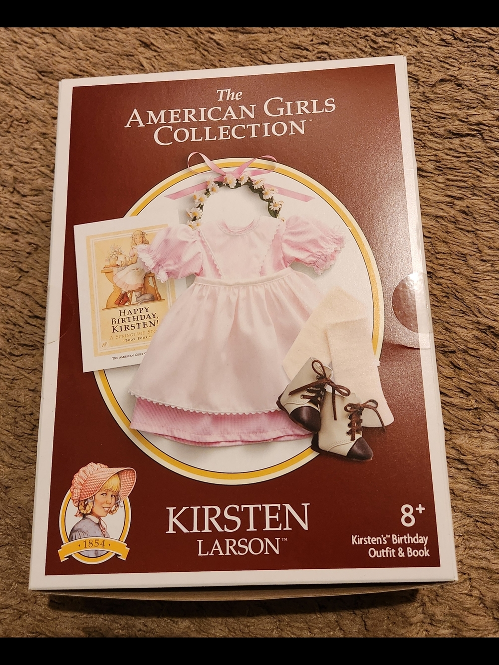 NWT American Girl Kirsten Larson Happy Birthday Outfit